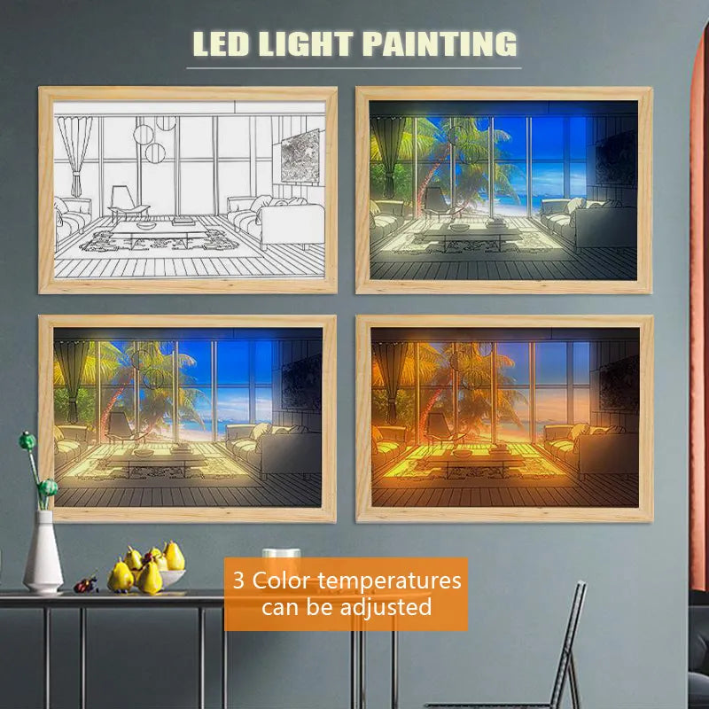 Decorative LED Light Painting